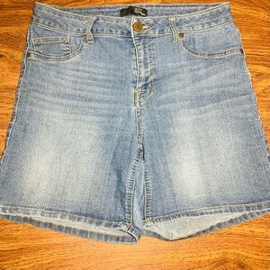 1822 Light Blue Denim Shorts SZ 14